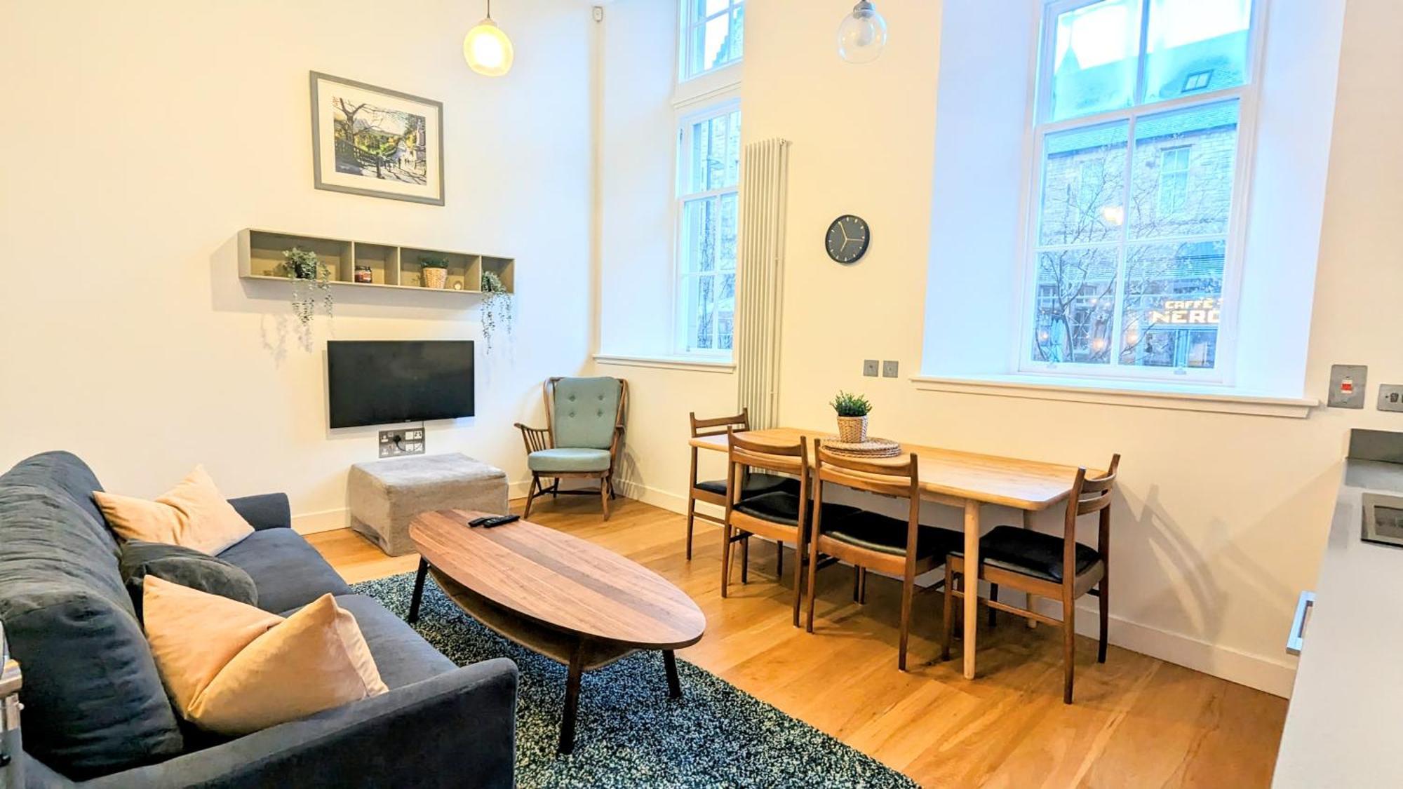 Luxury Apartment In Edinburgh City Center Buitenkant foto